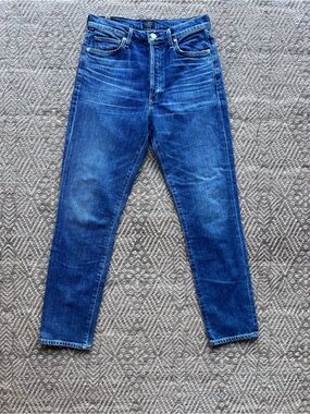 Citizens‎ of Humanity Olivia Slim Ankle Jeans 27 High Rise Blue Denim